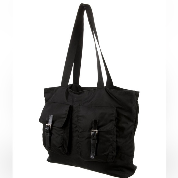 Prada Vintage Tessuto Nylon Tote - Picture 3 of 5
